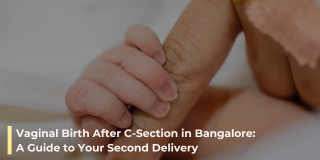 Mother and baby after successful VBAC